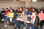 Assistentes de Educação diretores e professores das escolas da rede estadual de ensino que integram a SDR Taió participaram da formação sobre Gestão de Pessoas pequena